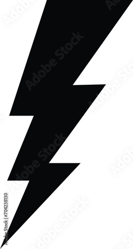 Lightning, electric power vector logo design element. Energy and thunder electricity symbol concept. Flash bolt sign . Flash vector emblem template. Power fast speed. used for mobile app, logo design.