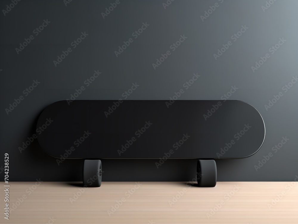 Trendy Skateboard Deck Mockup for Sports and Lifestyle - AI Generated Trendy Skateboard Deck Mockup for Sports and Lifestyle - AI Generated