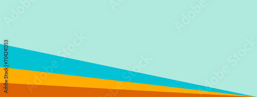 Free Download Minimalist blue and orange background. - GFXLoad