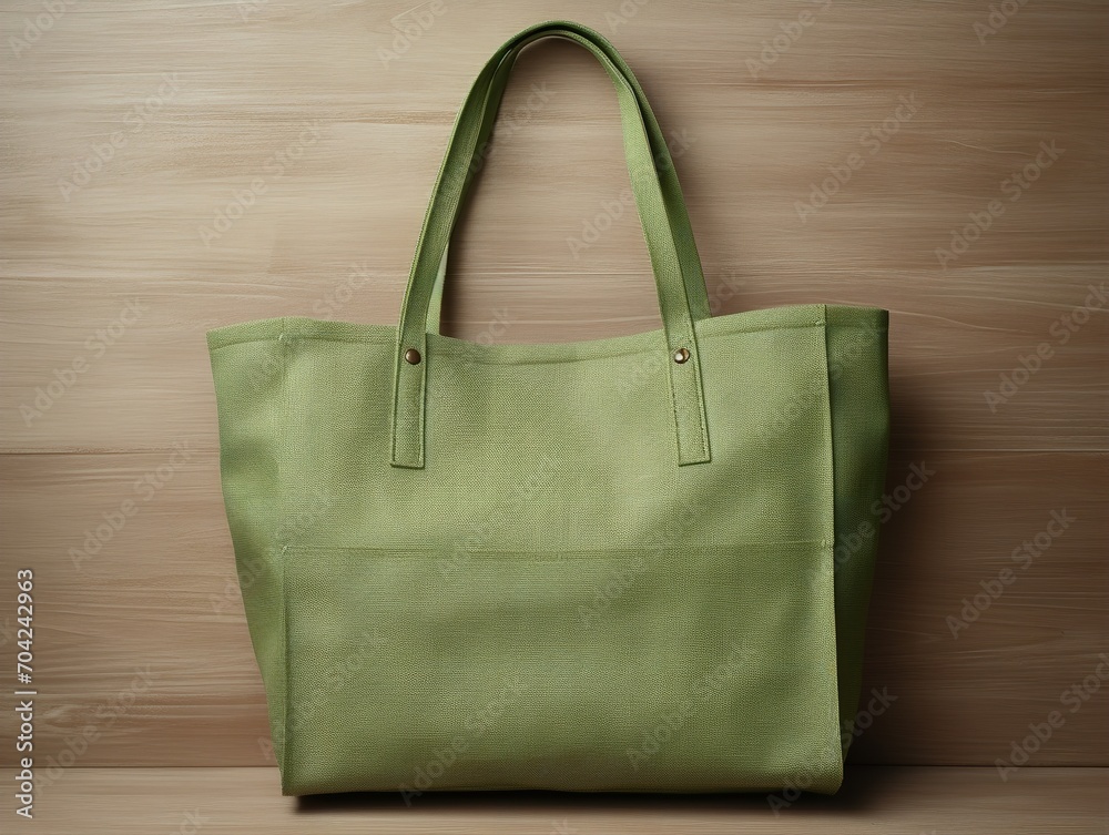 Eco-Friendly Tote Bag Mockup for Shopping and Branding - AI Generated Eco-Friendly Tote Bag Mockup for Shopping and Branding - AI Generated