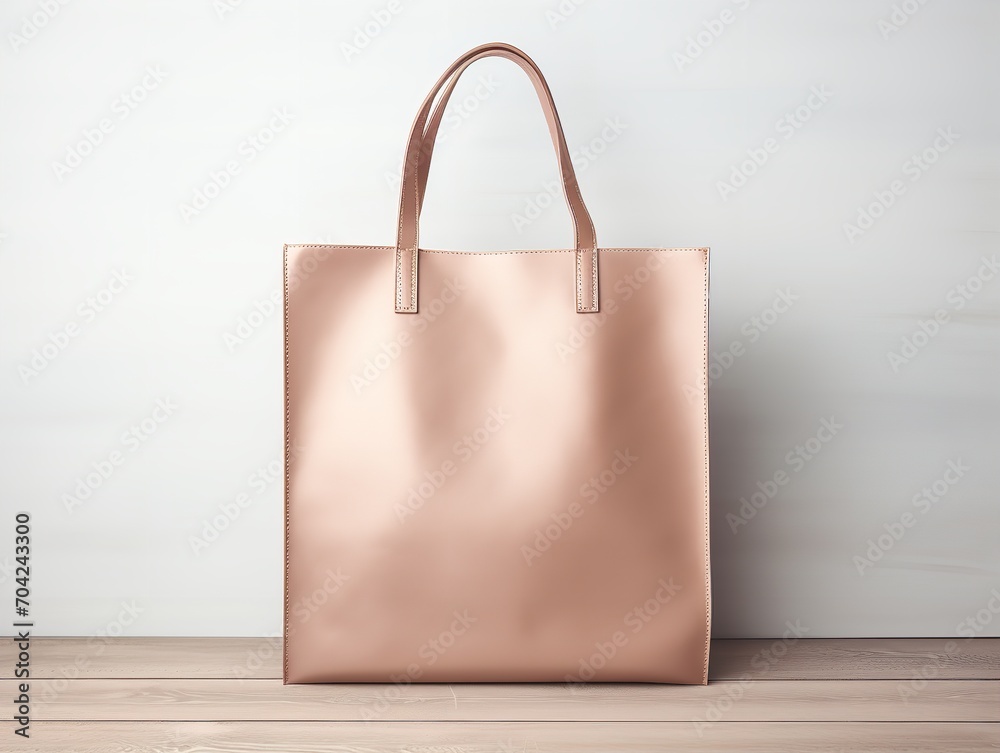 Eco-Friendly Tote Bag Mockup for Shopping and Branding - AI Generated Eco-Friendly Tote Bag Mockup for Shopping and Branding - AI Generated