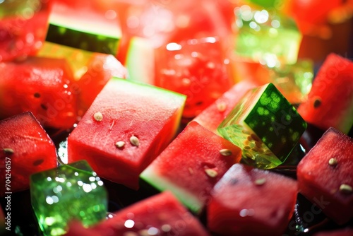 Watermelon Wonder: Watermelon chunks.