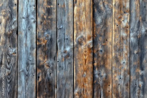 Weathered pine planks background, wallpaper, generative ai
