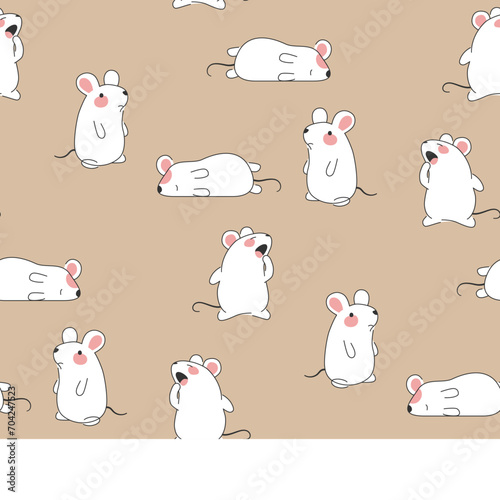 CUTE ANIMAL PATTERN DESIGN.  CUTE ANIMAL SEAMLESS PATTERN