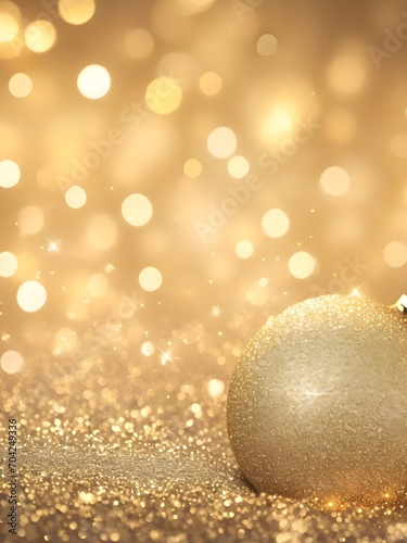 Holiday Abstract shiny color gold bokeh and glitter