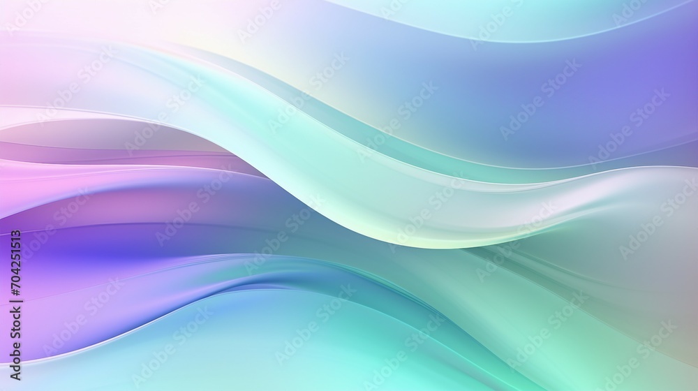 Captivating Soft Pastel Gradient Art: Modern Abstract Illustration in Blue, Purple, and Green - Perfect for Trendy Digital Designs and Contemporary Wallpaper Creations with a Calming, Gentle Vibe.