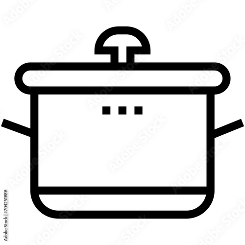 Cooking Pot Vector Icon