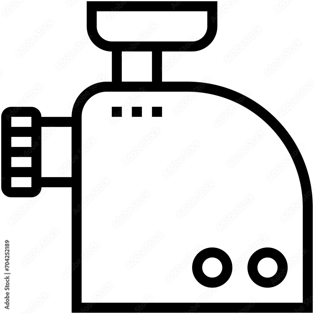 Mincer Machine Vector Icon