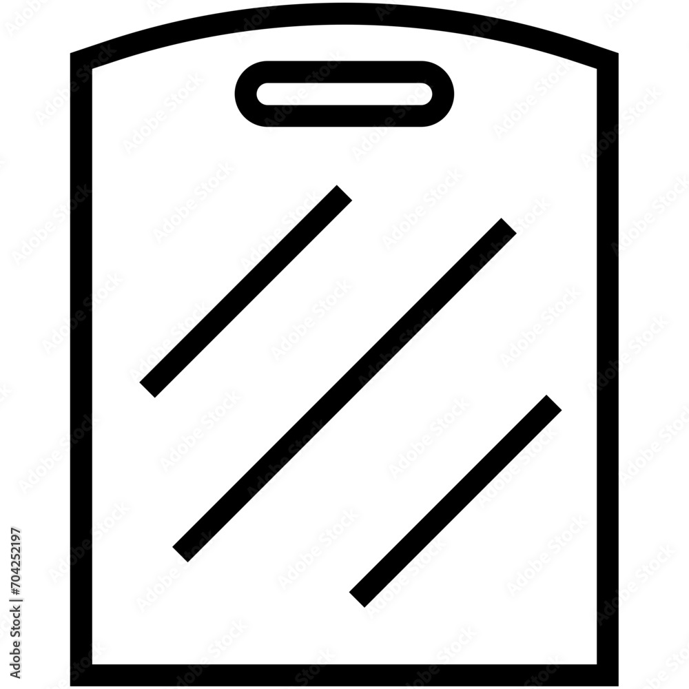 Cutting Board Vector Icon Cutting Board Vector Icon
