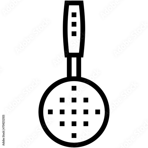 Skimmer Utensil Vector Icon