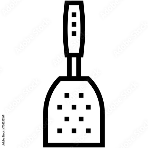 Skimmer Utensil Vector Icon