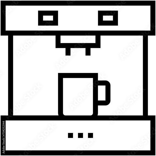 Coffee Machine Vector Icon