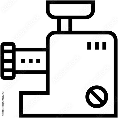 Mincer Machine Vector Icon