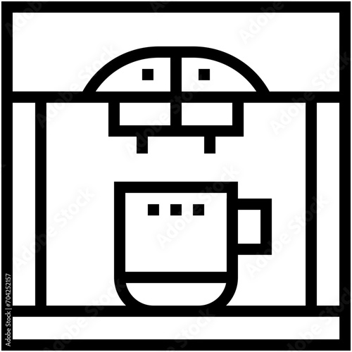 Coffee Machine Vector Icon