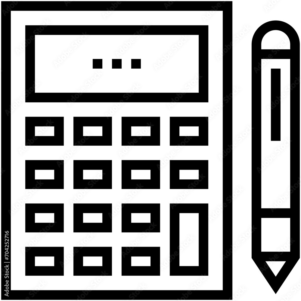 Calculator Vector Icon