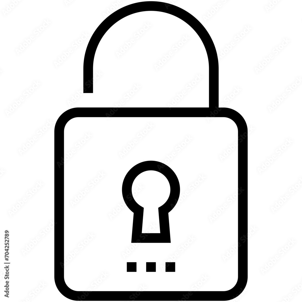 Padlock Vector Icon Padlock Vector Icon