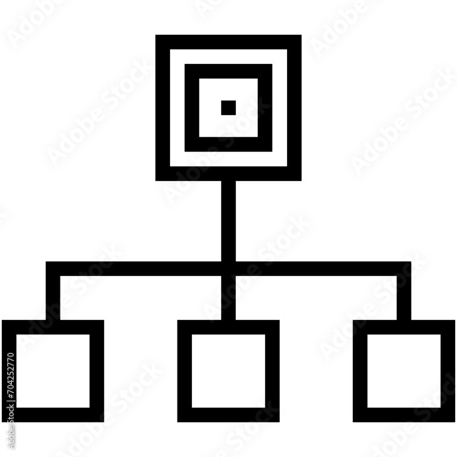 Hierarchy Vector Icon