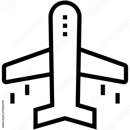Airplane Vector Icon 