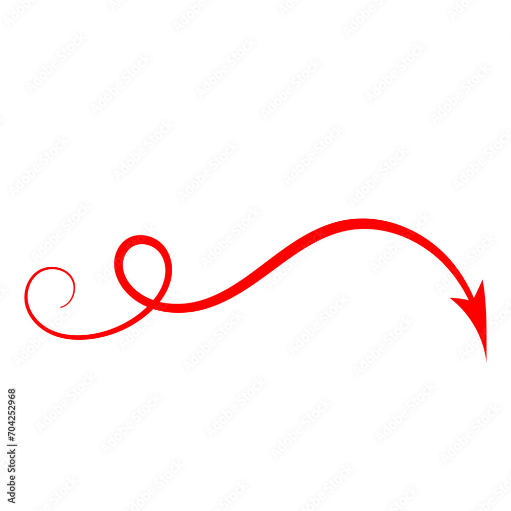 Curly Arrow Element Curly Arrow Element