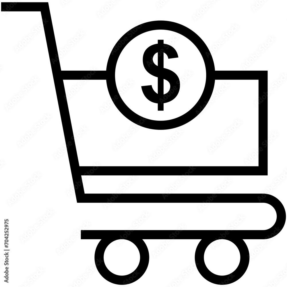 Shopping Cart Vector Icon Shopping Cart Vector Icon