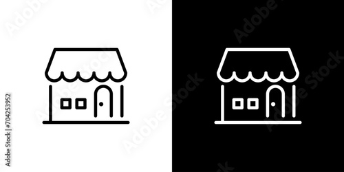 シンプルなお店のアイコン