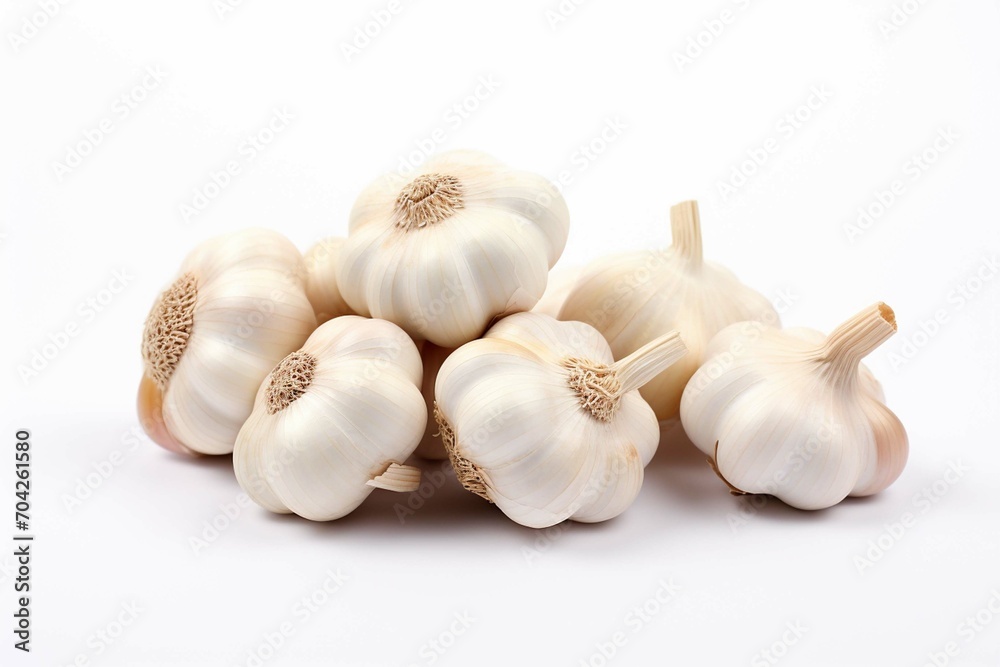 Garlicn isolated on white background