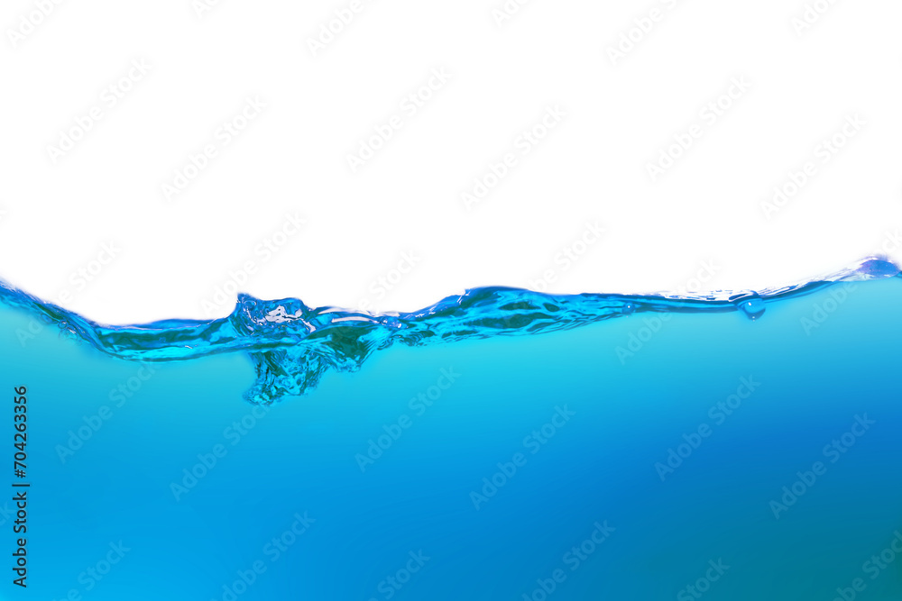 Clean water with water droplets and waves Clean water with water droplets and waves