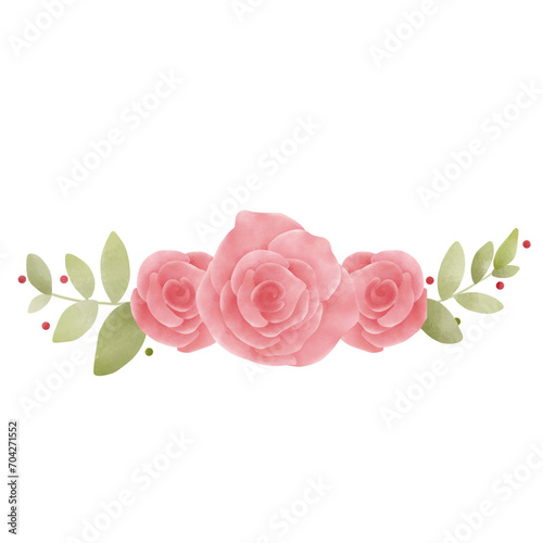 Velentine  pink rose 