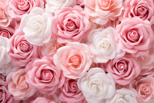 Natural pink roses background © Dmytro Titov