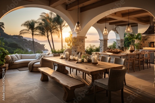 A Luxurious Beachfront Villa with a Stunning Ocean View,