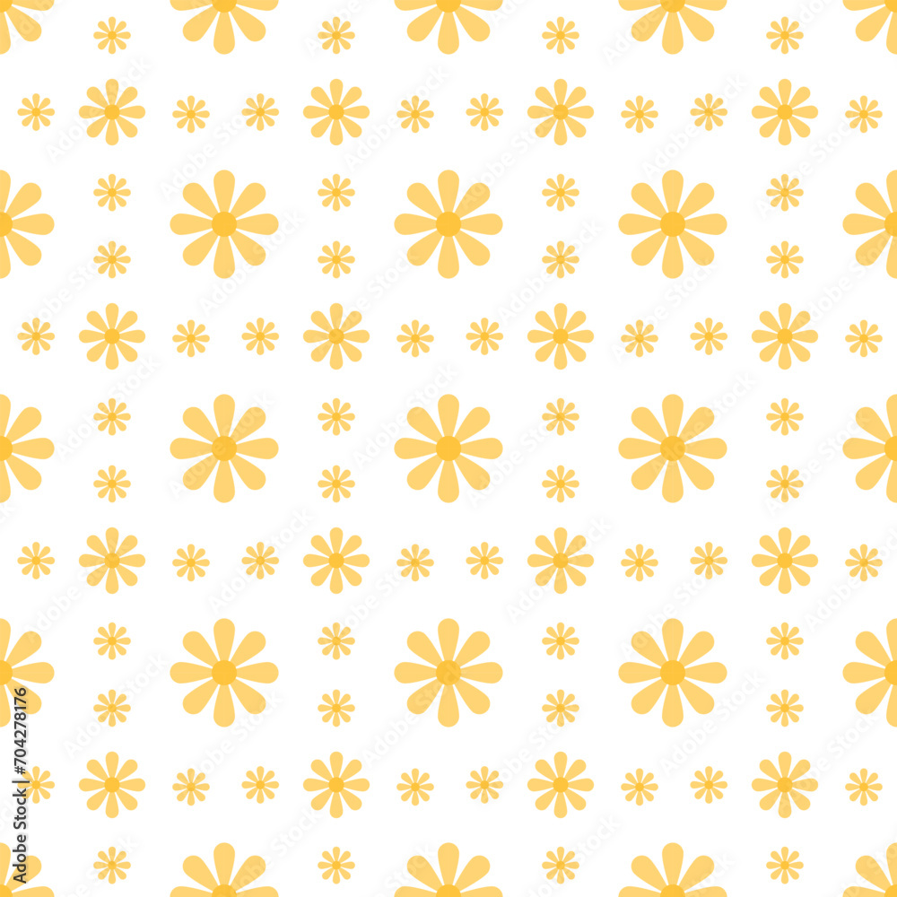 seamless pattern with yellow flowers seamless pattern with yellow flowers