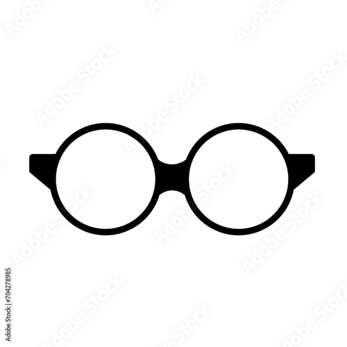 glasses icon isolated on white and transparent background. spectacle, eye, sunglasses, vision vector illustration