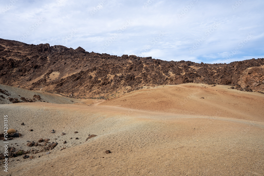 Minas de San Jose desert landscape in Teide National Park Tenerife, Spain Minas de San Jose desert landscape in Teide National Park Tenerife, Spain