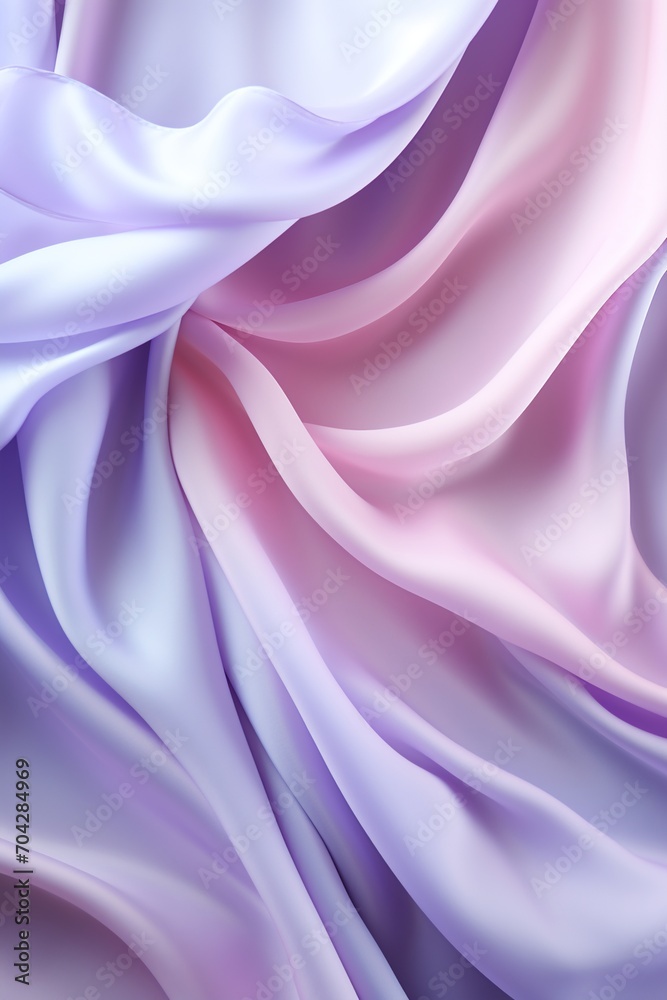 Obraz premium Gradient pink and purple silk fabric