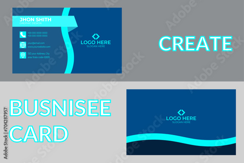 Modern Business Card,Business Card Template,Vector illustration design. 