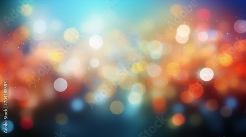 Captivating Modern Abstract Bokeh: Shimmering Lights in a Beautifully Blurred Circular Composition - Ideal for Creative Design and Digital Artwork