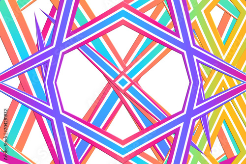  Colorful geometric aesthetic line art pattern for background wallpaper textile or fashion