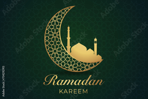 Ramadhan background, Eid al-Fitr background, Islamic new year background greeting card