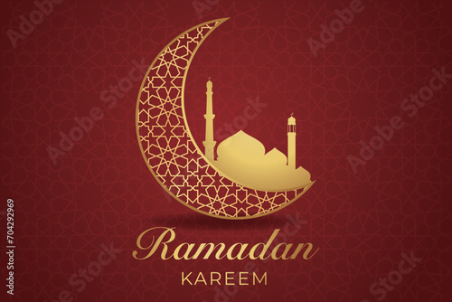 Ramadhan background, Eid al-Fitr background, Islamic new year background greeting card