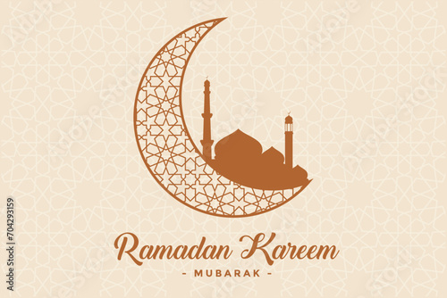Ramadhan background, Eid al-Fitr background, Islamic new year background greeting card