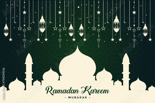Ramadhan background, Eid al-Fitr background, Islamic new year background greeting card