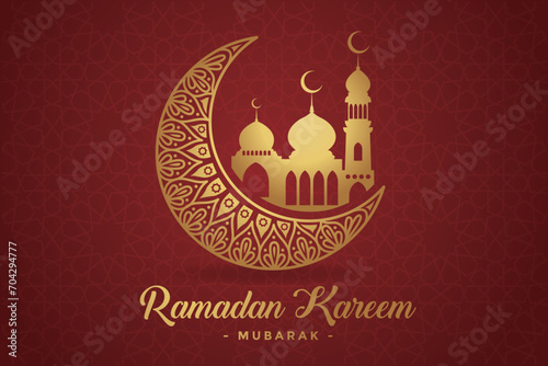 Ramadhan background, Eid al-Fitr background, Islamic new year background greeting card