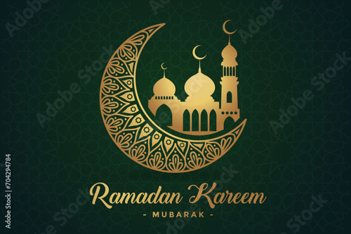 Ramadhan background, Eid al-Fitr background, Islamic new year background greeting card