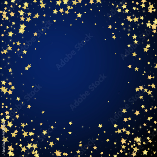 Magic stars vector overlay. Gold stars scattered © Begin Again