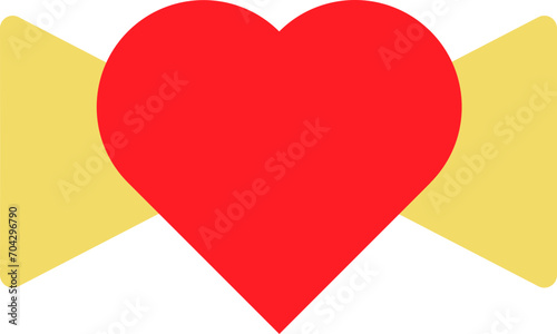 red heart icon. design element for valentine day Free Download red heart icon. design element for valentine day - GFXLoad