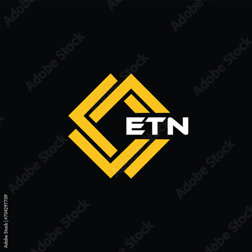 ETN letter design for logo and icon.ETN typography for technology, business and real estate brand.ETN monogram logo.