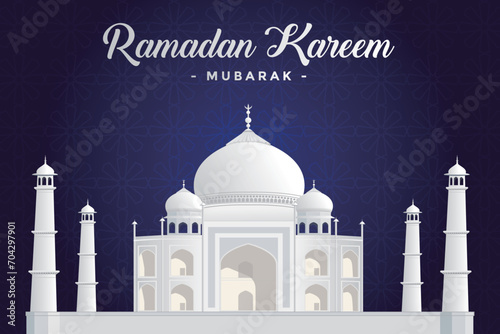 Ramadhan background, Eid al-Fitr background, Islamic new year background greeting card