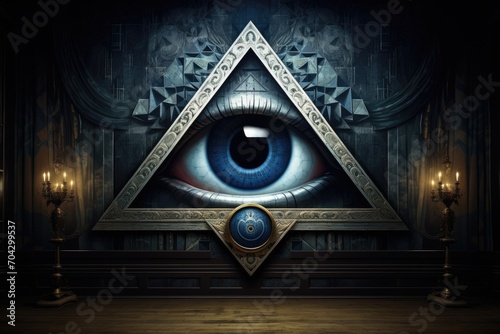 Unveiling the mysteries of the Mystic Illuminati Eye  Exploring the enigmatic symbolism and ancient secrets of occultism.