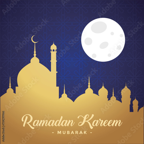 Ramadhan background, Eid al-Fitr background, Islamic new year background greeting card