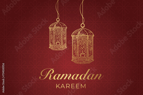 Ramadhan background, Eid al-Fitr background, Islamic new year background greeting card